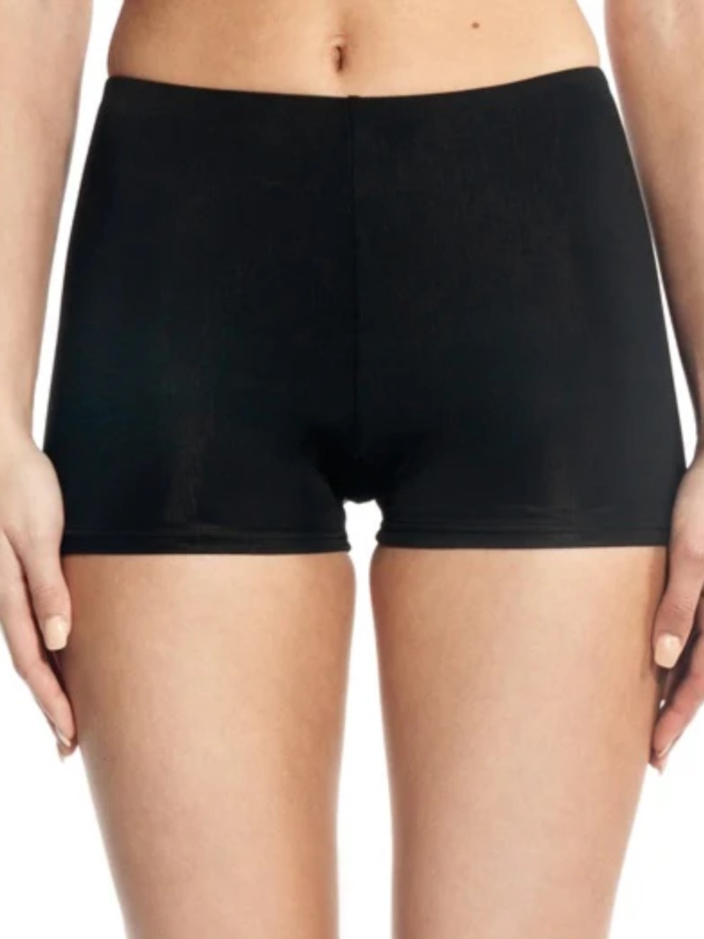 Beth Richards Short Short Bikini Bottoms in Black SZ S NWT